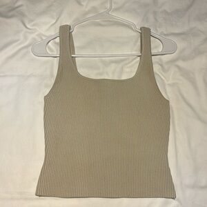 Aritzia Babaton Sculpt Knit Squareneck Tank (small)